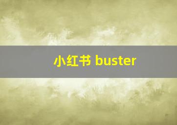 小红书 buster